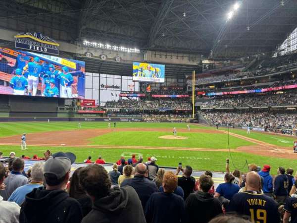American Family Field, section: 121, row: 14, seat: 12