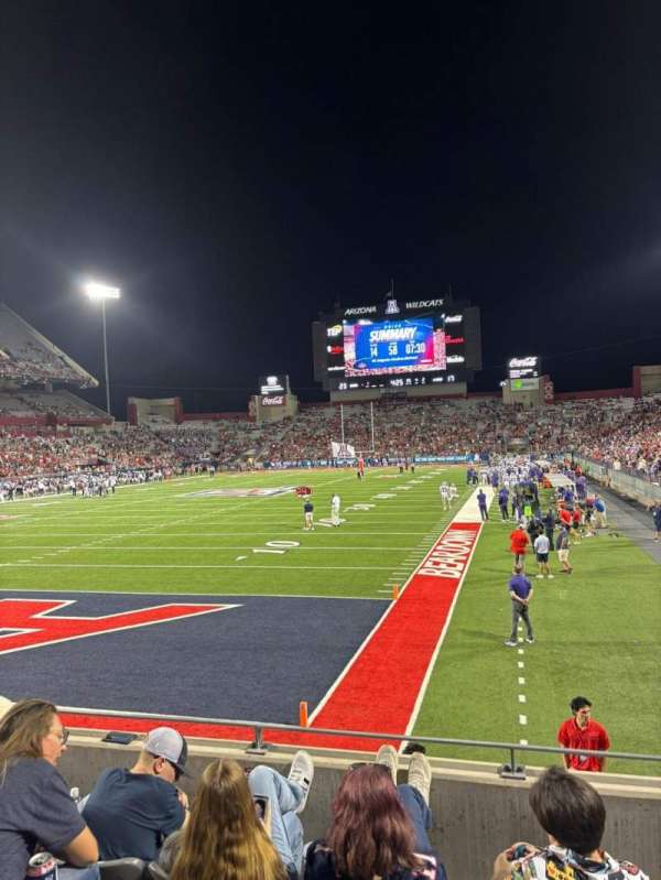 Casino Del Sol Stadium, section: 29, row: 4, seat: 7