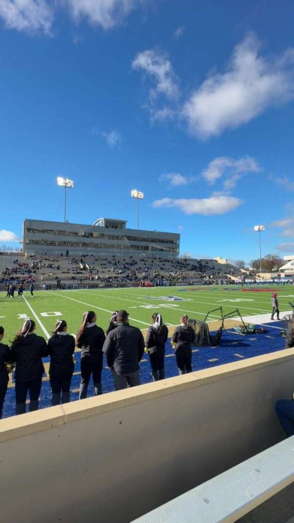 H. A. Chapman Stadium, section: 107, row: 3, seat: 10