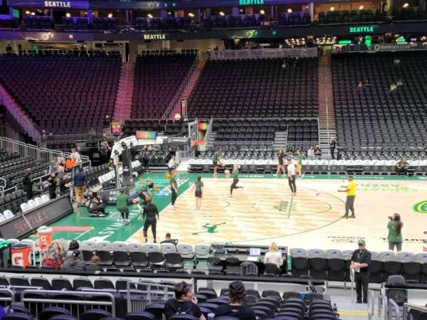 Climate Pledge Arena, section: 02, row: P, seat: 01