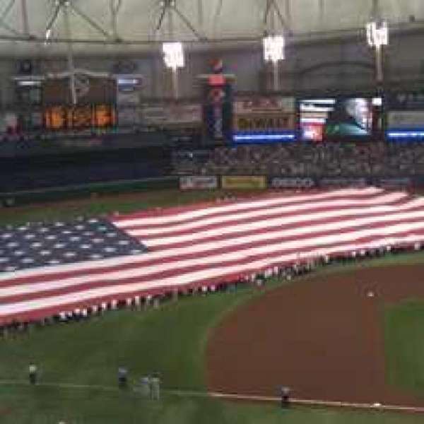 Tropicana Field, section: 311, row: K, seat: 5