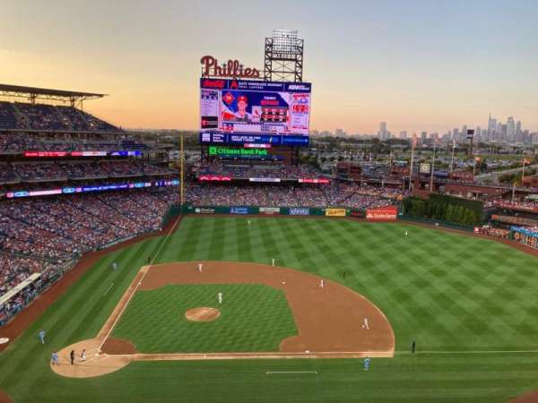 Citizens Bank Park, section: 416, row: 1, seat: 2