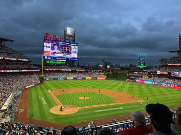Citizens Bank Park, section: 219, row: 3, seat: 6