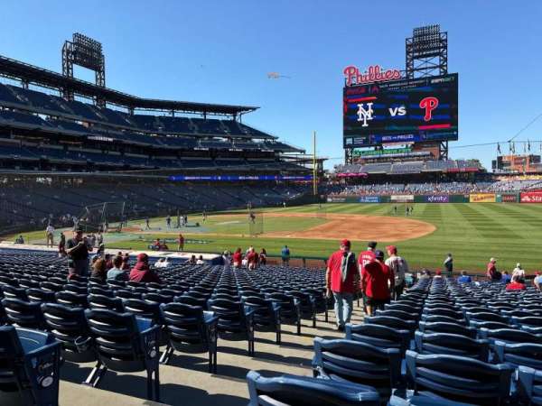 Citizens Bank Park, section: 114, row: 26, seat: 17