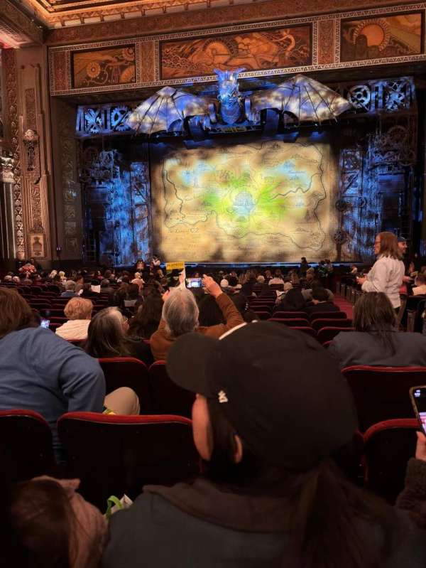 Hollywood Pantages Theatre, section: Orchestra C, row: V, seat: 102