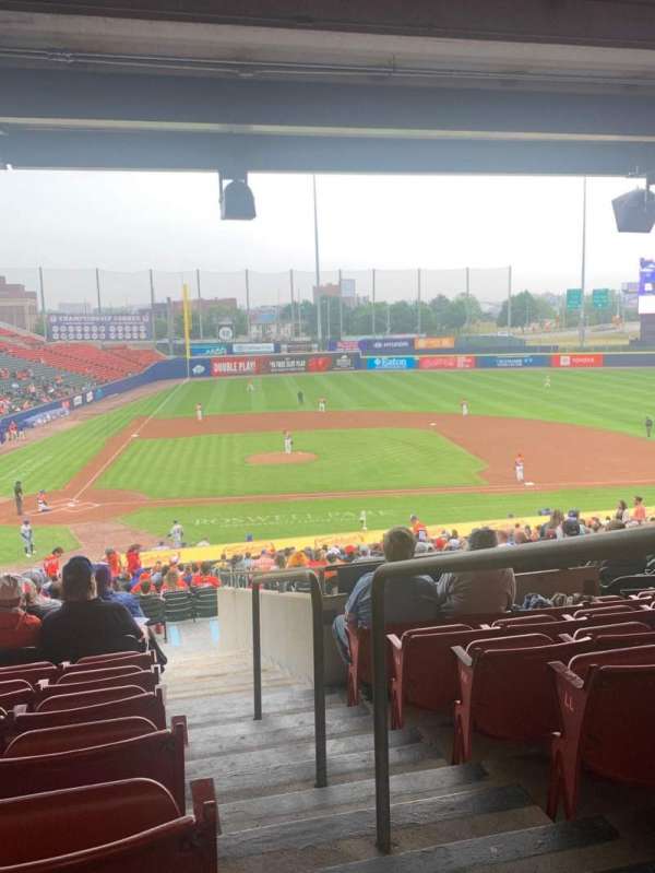 Sahlen Field, section: 110, row: OO, seat: 1
