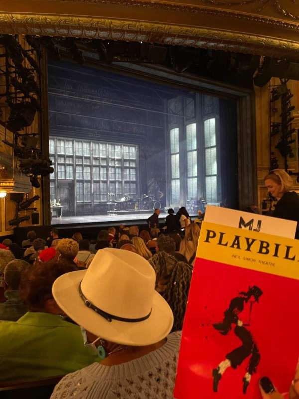 Neil Simon Theatre, section: Orchestra L, row: P, seat: 15