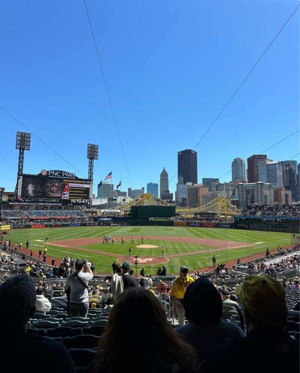 PNC Park, section: 116, row: BB, seat: 1