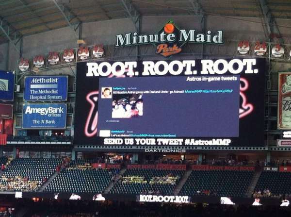 Daikin Park, section: 114, row: 32, seat: 3