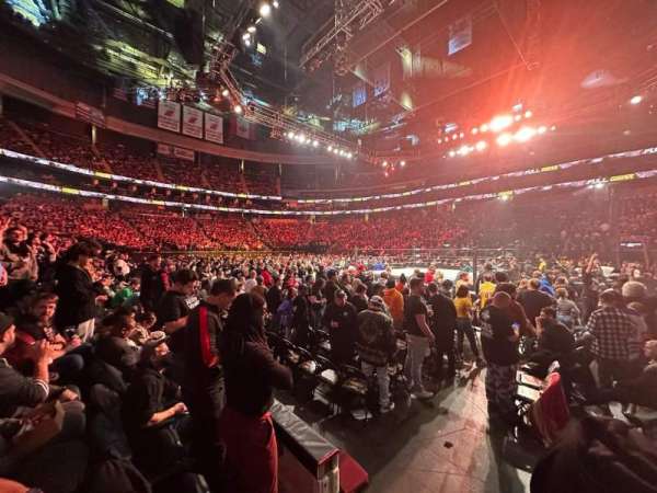 Prudential Center, section: 9, row: 2, seat: 18