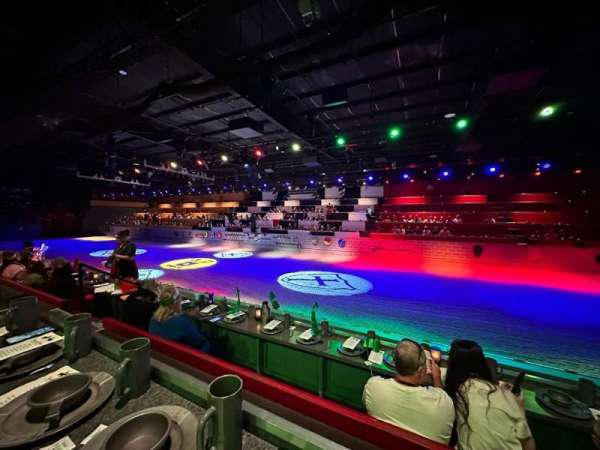 Medieval Times Orlando Castle, section: Green, row: Table 4, seat: 5