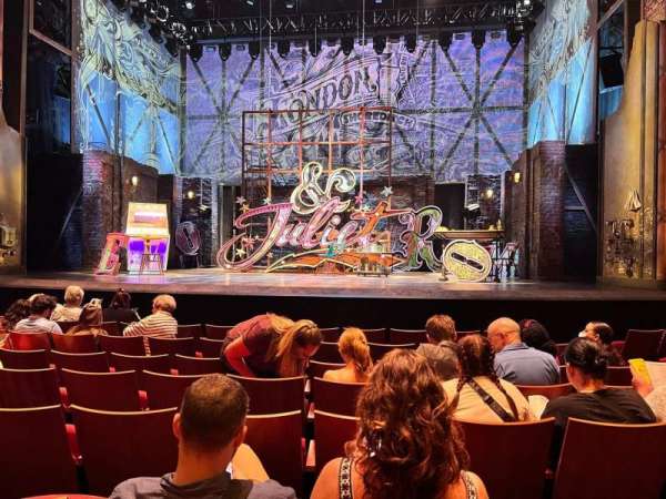 Stephen Sondheim Theatre, section: Orchestra C, row: H, seat: 105