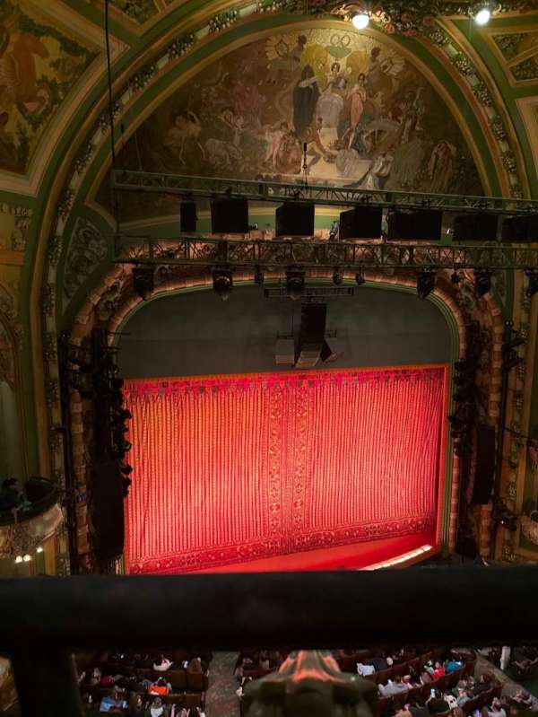 New Amsterdam Theatre, section: Balcony L, row: A, seat: 7
