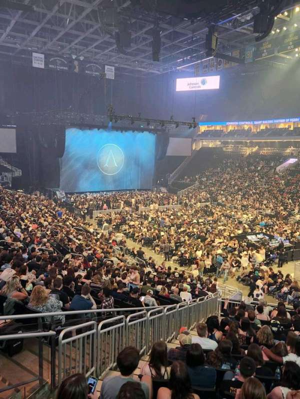 Fiserv Forum, section: 103, row: 23, seat: 18