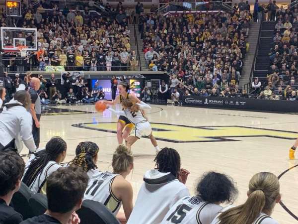 Mackey Arena, section: 16, row: 3, seat: 1