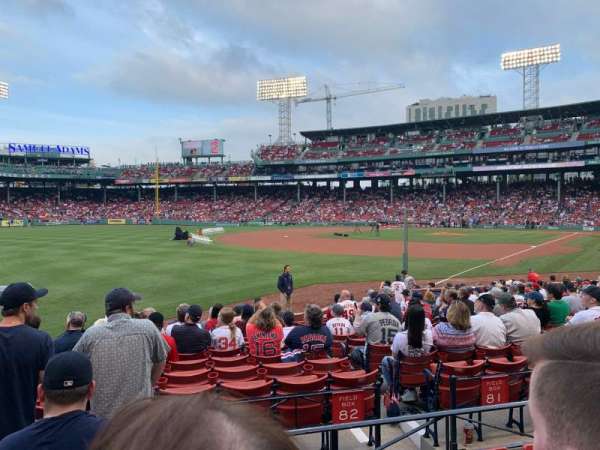 Fenway Park, section: Loge Box 162, row: EE, seat: 8