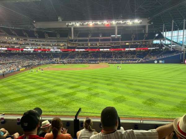 LoanDepot Park, section: 38, row: 6, seat: 5