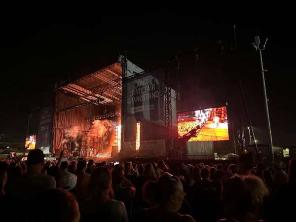 Iowa State Fair Grandstand, section: E1, row: 20, seat: 19