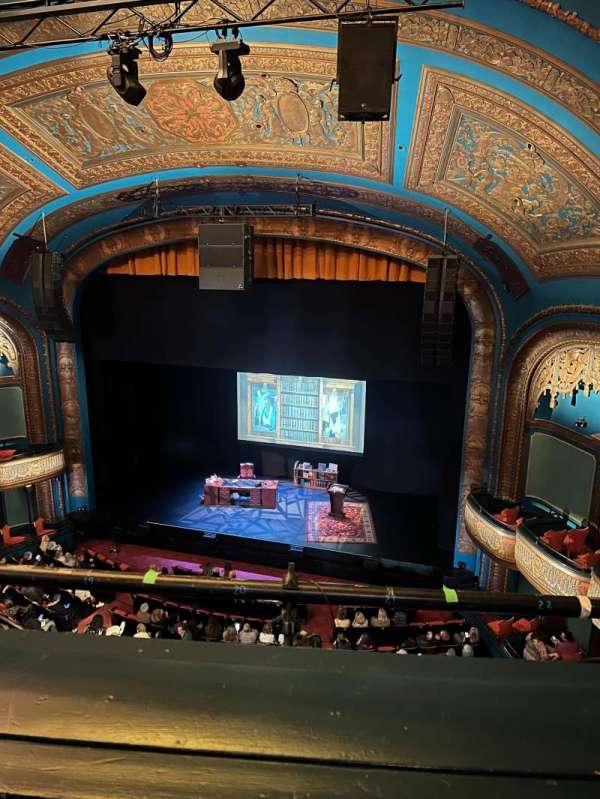Curran Theater, section: Front Balcony R, row: A, seat: 8
