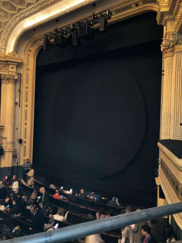 Hudson Theatre, section: Dress Circle R, row: A, seat: 14