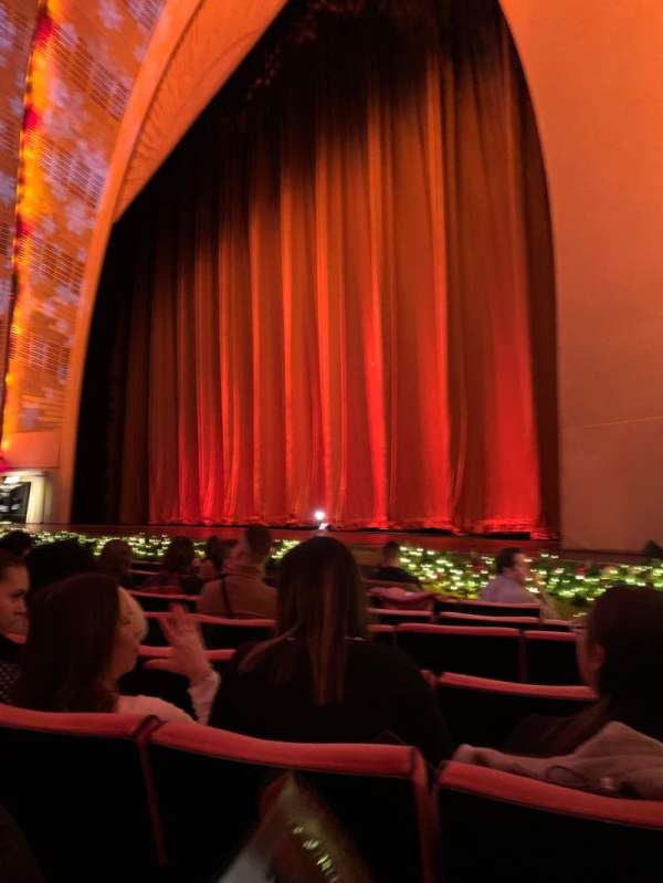 Radio City Music Hall, section: Orchestra 2, row: JJ, seat: 201
