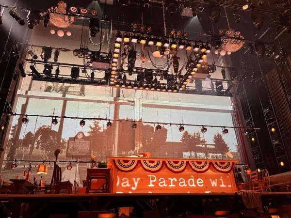 Bernard B. Jacobs Theatre, section: Orchestra C, row: B, seat: 113