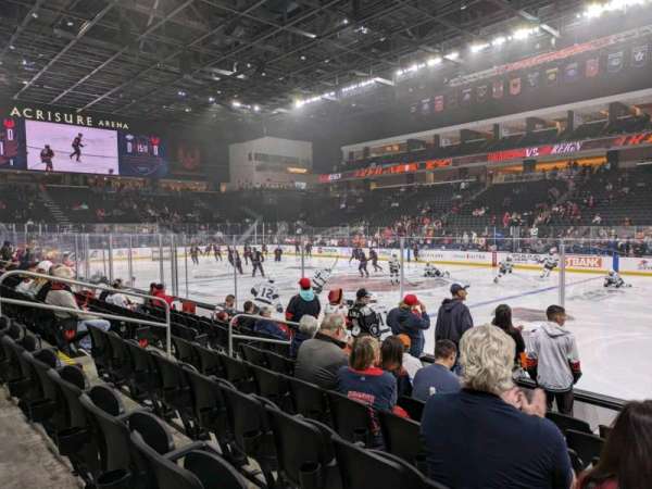 Acrisure Arena, section: 122, row: G, seat: 8