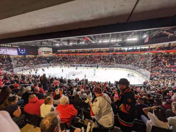 Acrisure Arena, section: 122, row: Z, seat: 9