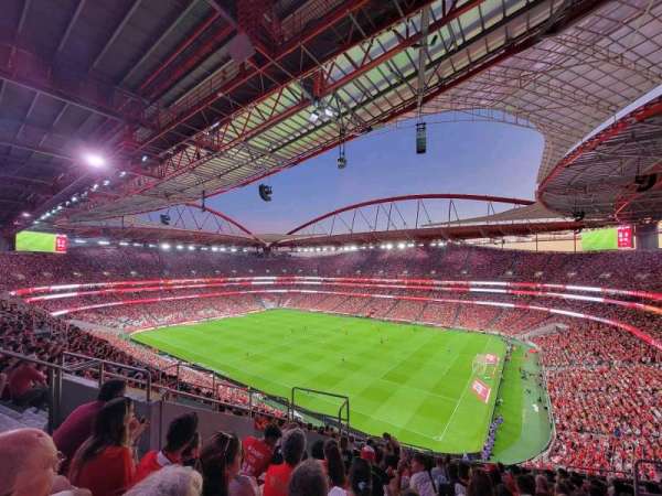 Estádio da Luz, section: Upper 27, row: N, seat: 9