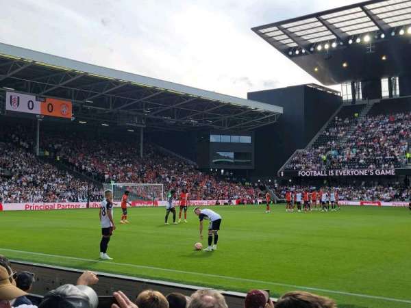 Craven Cottage, section: FL, row: CC, seat: 104
