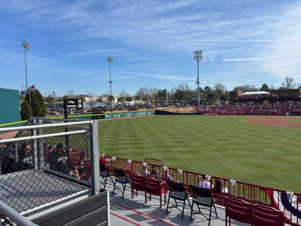 Founders Park, section: OF1, row: 1, seat: 28
