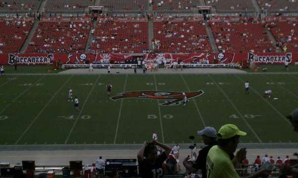 Raymond James Stadium, section: 210, row: T, seat: 21