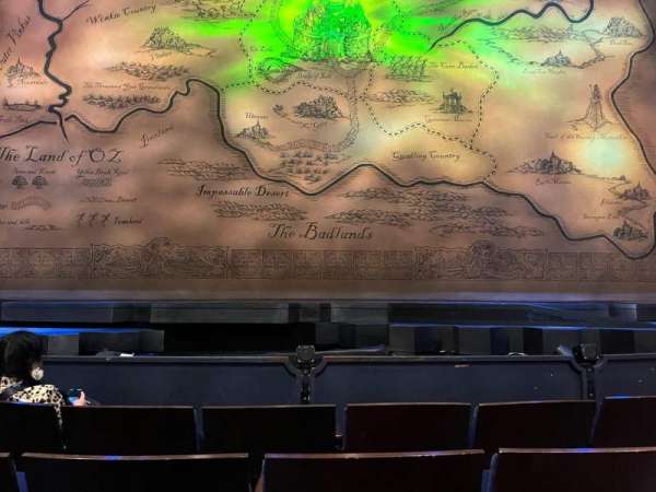 Gershwin Theatre, section: Orchestra C, row: EE, seat: 110