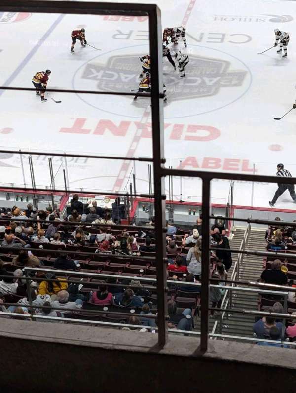 Giant Center, section: 208, row: B, seat: 20