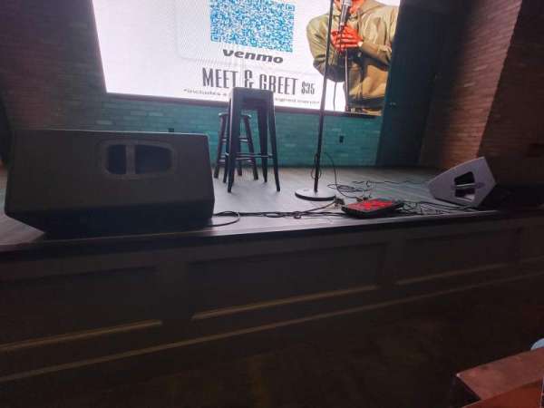 Miami Improv, section: Center stage, row: Front, seat: VIP-reserved