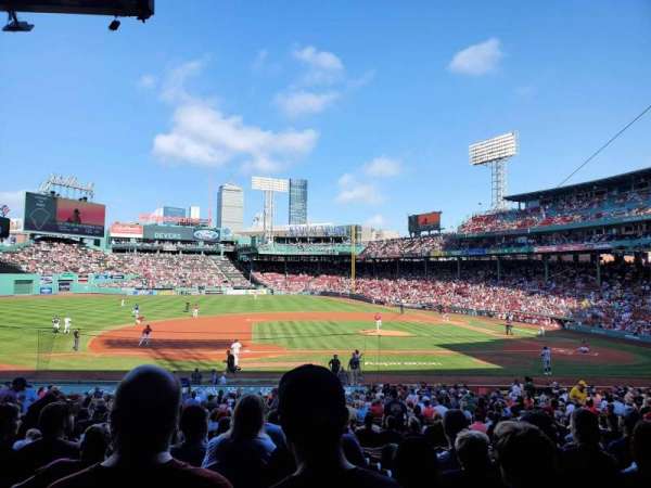 Fenway Park, section: Grandstand 26, row: 4, seat: 13
