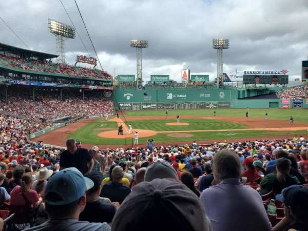 Fenway Park, section: Grandstand 17, row: 2, seat: 23