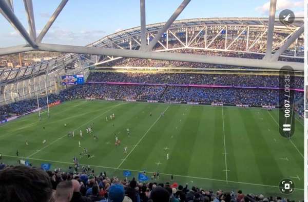 Aviva Stadium, section: 524, row: Z, seat: 13
