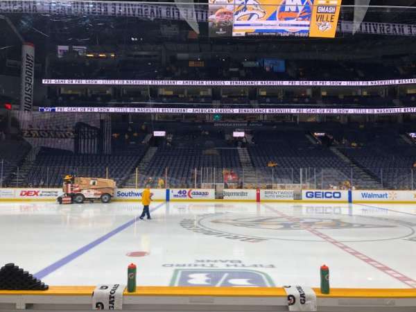 Bridgestone Arena, section: 115, row: DD, seat: 7