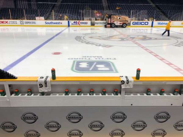 Bridgestone Arena, section: 115, row: DD, seat: 7