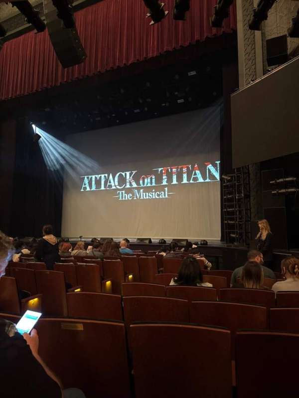 Mainstage at the New York City Center, section: Orchestra R, row: H, seat: 8