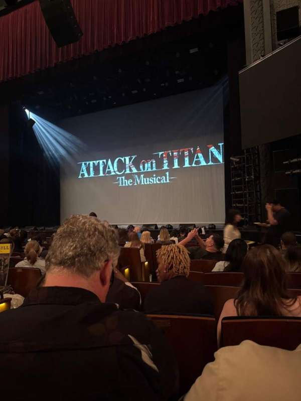 Mainstage at the New York City Center, section: Orchestra R, row: H, seat: 6