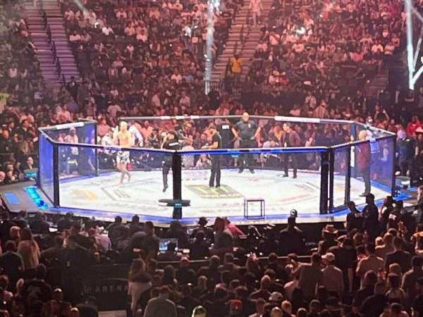 T-Mobile Arena, section: 10, row: Q, seat: 3