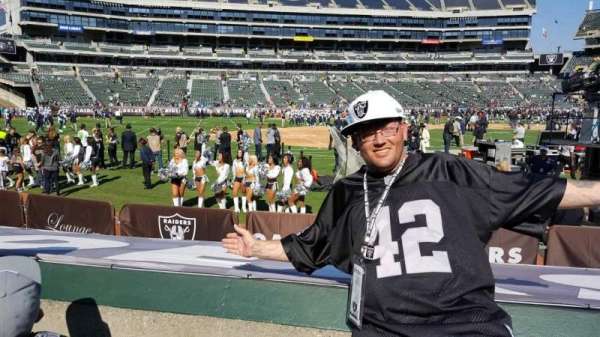 Oakland Coliseum, section: 118, row: 15