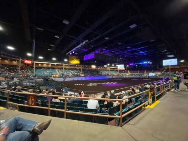 Tingley Coliseum, section: Y, row: 2, seat: 1
