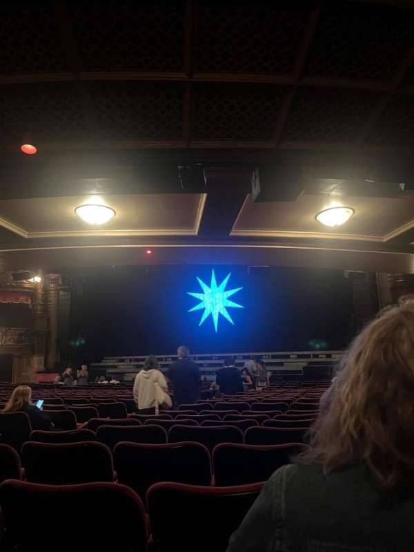 The London Palladium, section: Stalls, row: V, seat: 11