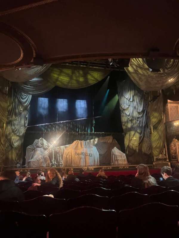His Majesty's Theatre, London, section: Stalls, row: M, seat: 25