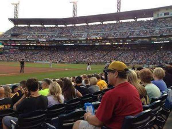PNC Park, section: 27, row: J, seat: 1