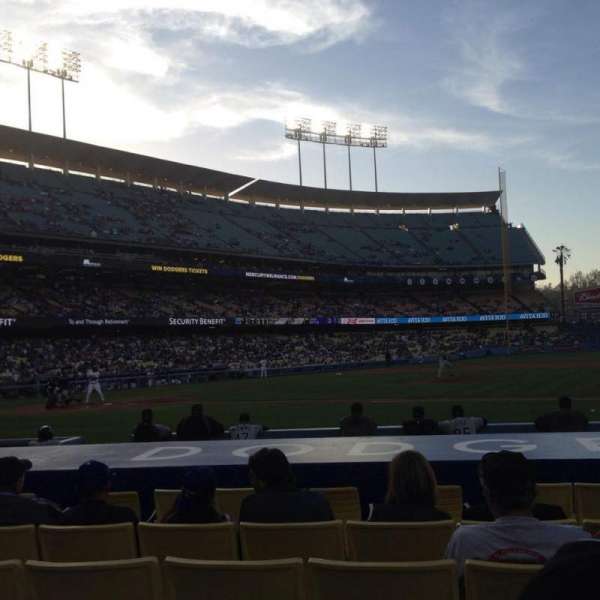 Dodger Stadium, section: 20FD, row: B, seat: 1