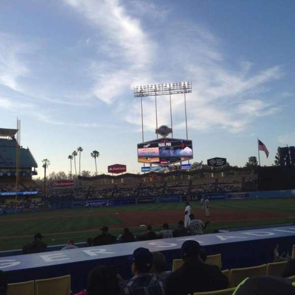 Dodger Stadium, section: 20FD, row: B, seat: 1